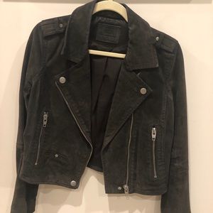 Suede Motorcycle Jacket